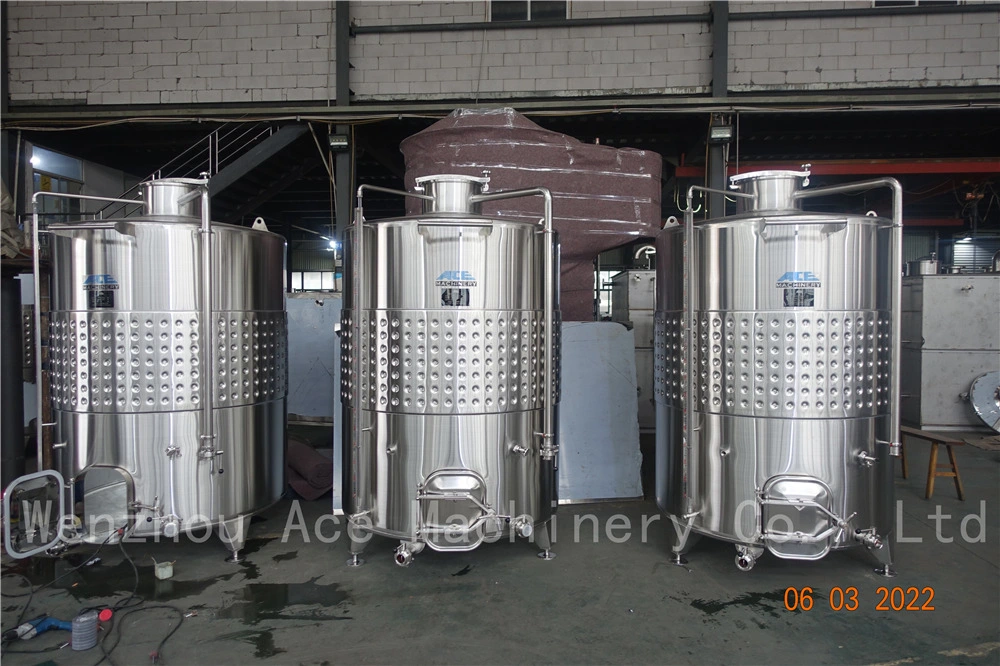 500L 1000L 2000L 3000L 5000L 10000L Stainless Steel Winery Equipment Machinery Wine Fermentation Tanks