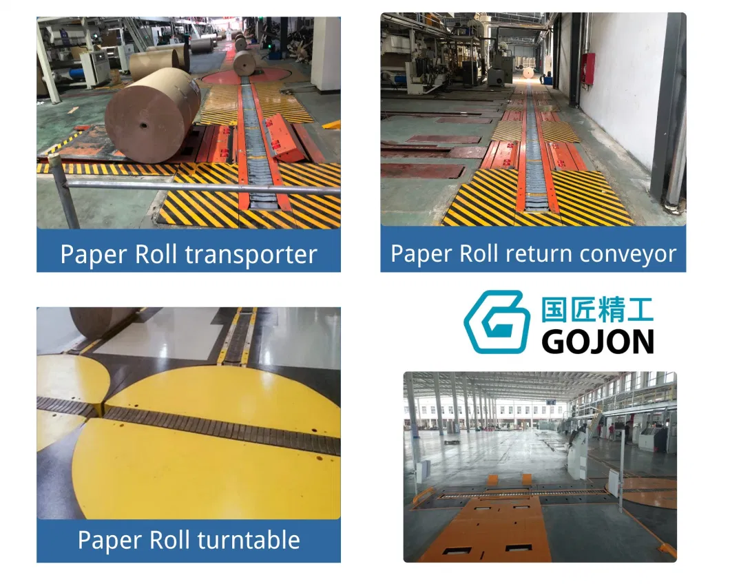 Automatic Intelligent Fully Automatical Munti Funtion High Speed Carton Box Equipment Manufacturer Roll Logistics Paper Roll Conveyor System for Paper Mill Car