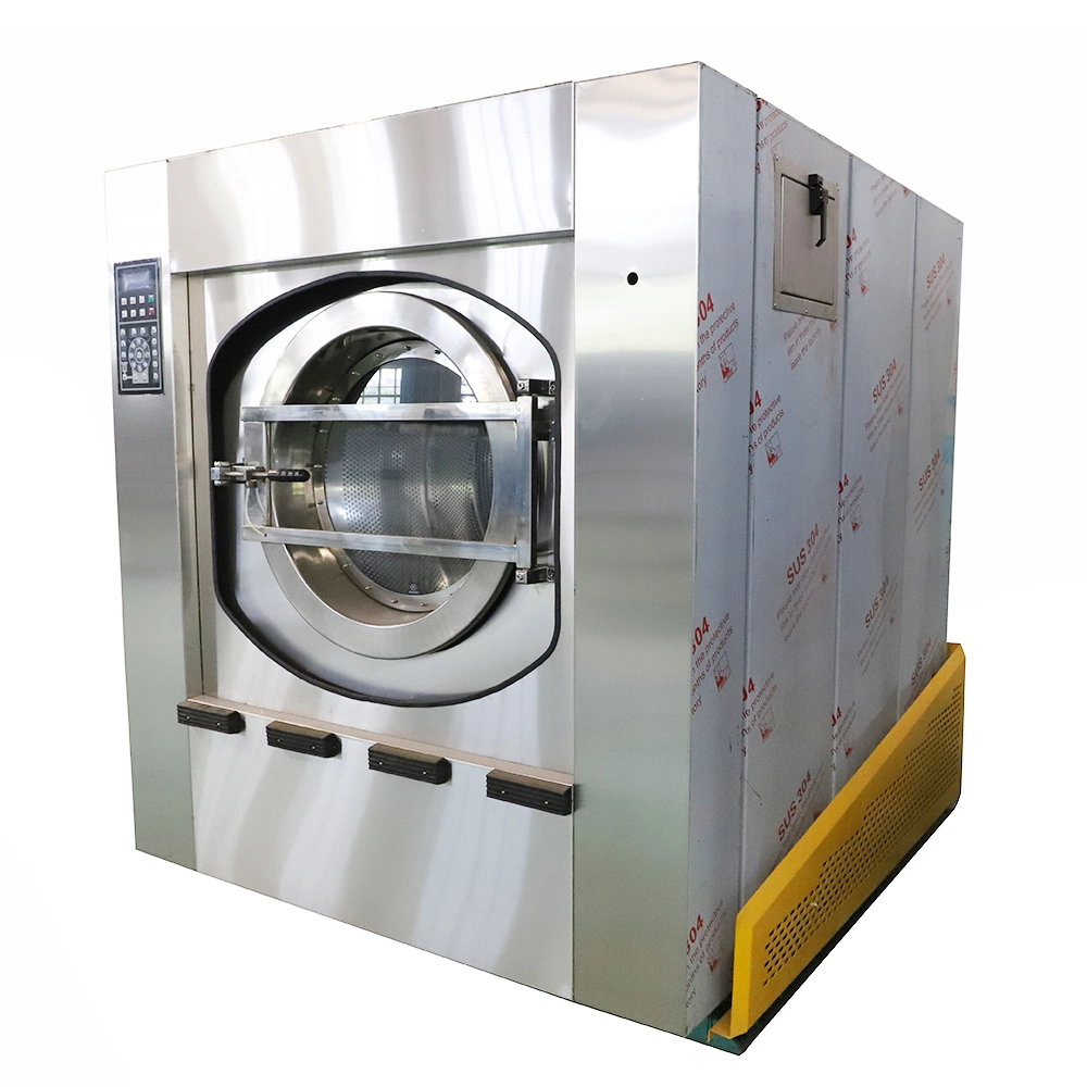 Industrial Front Load Heavy Duty Commercial Laundry Washer Extractor Laundry Washing Machine Railway Station Air Lines Linens Cleaning Equipment